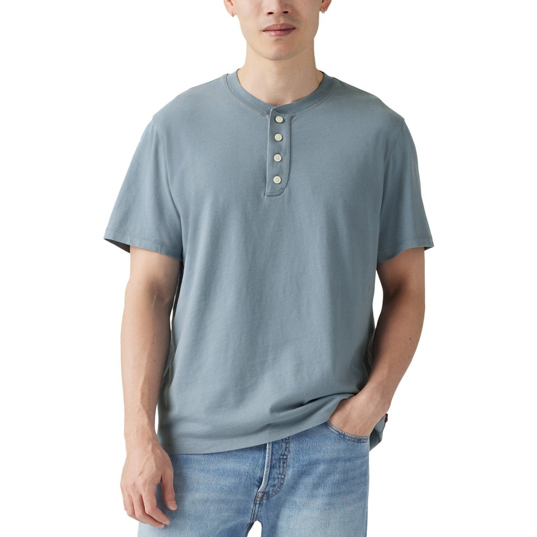 T-shirt 'Classic Henley' pour Hommes