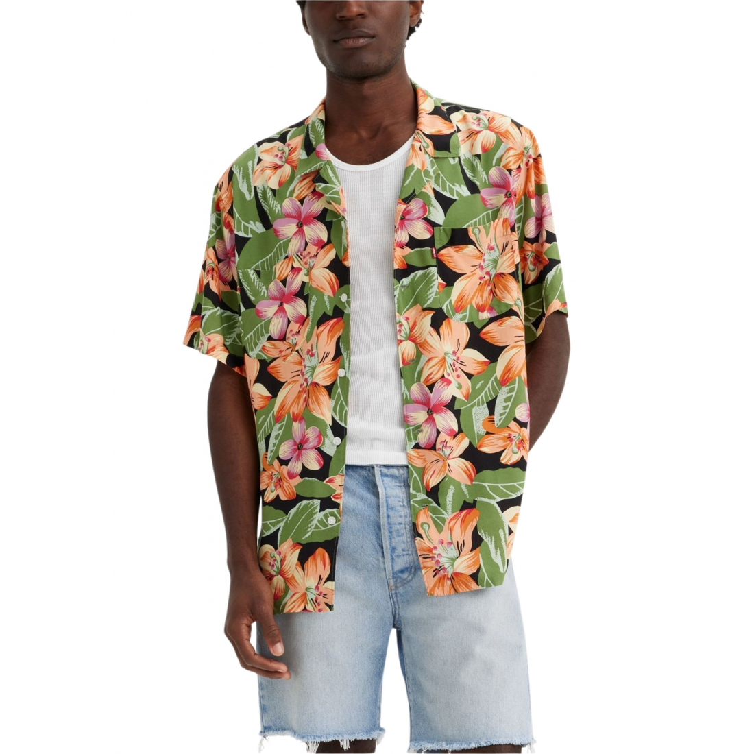 Chemise à manches courtes 'Classic Printed Camper' pour Hommes