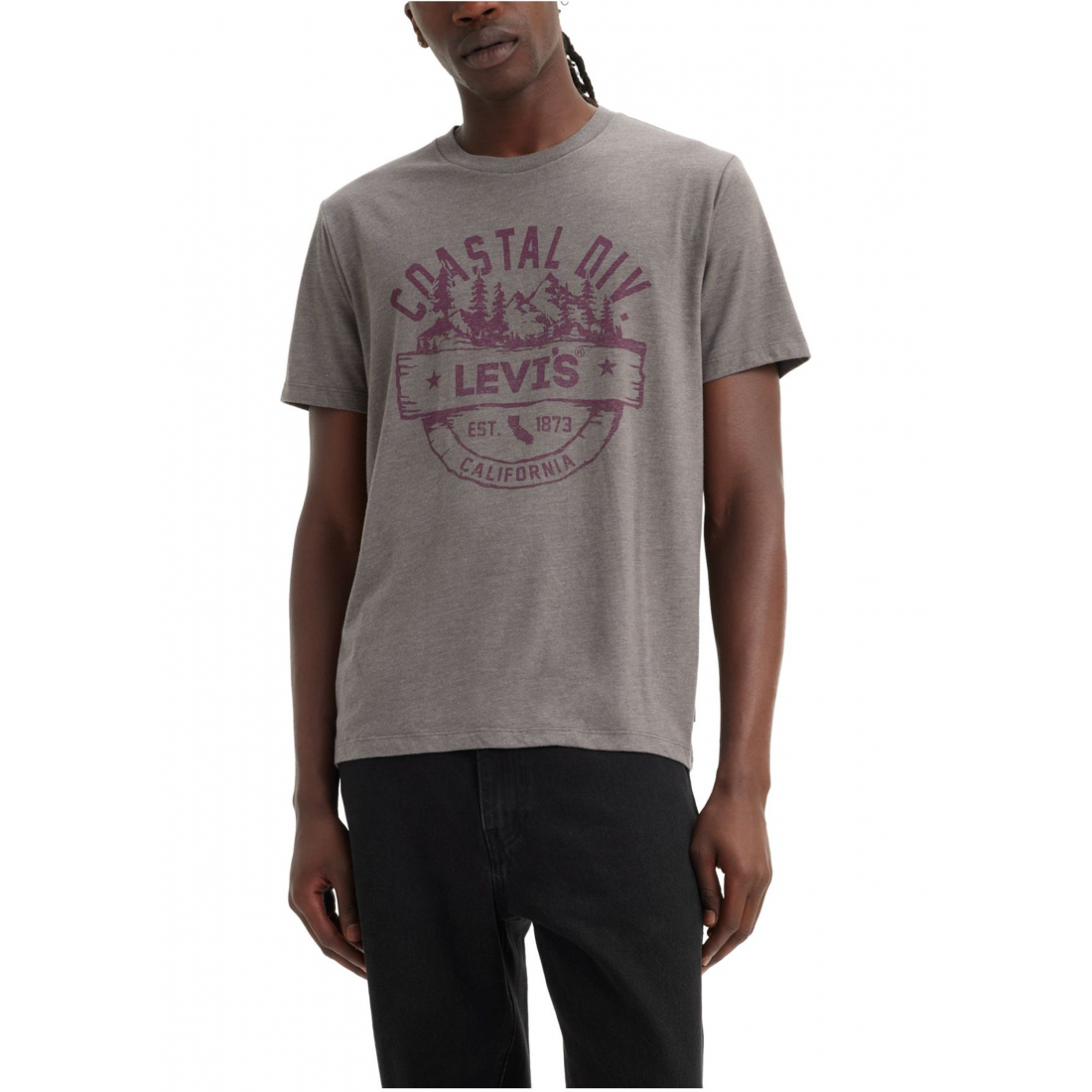 T-shirt 'Graphic Crew Neck' pour Hommes