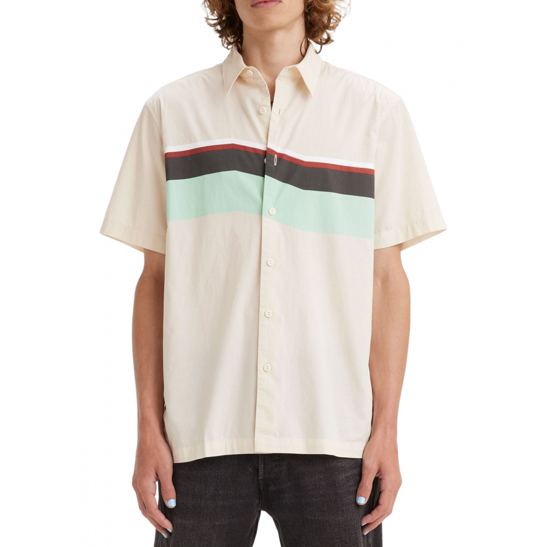 Chemise à manches courtes 'Richmond Stripe' pour Hommes