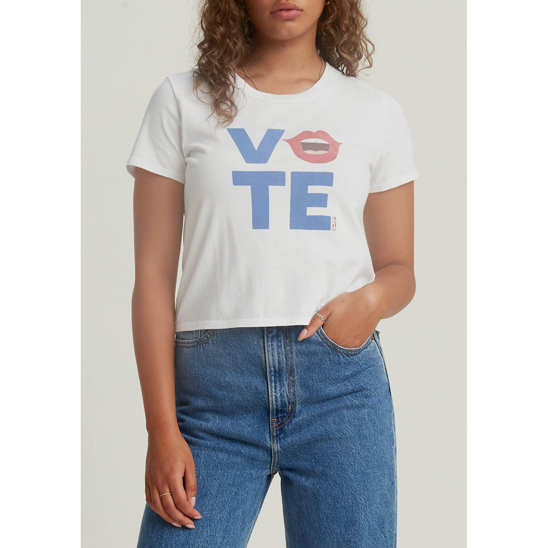 T-shirt 'Vote Lips Graphic Surf' pour Femmes