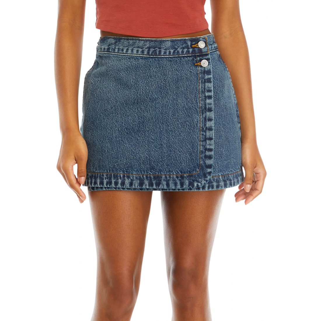 Jupe en Jean 'Wrapped' pour Femmes