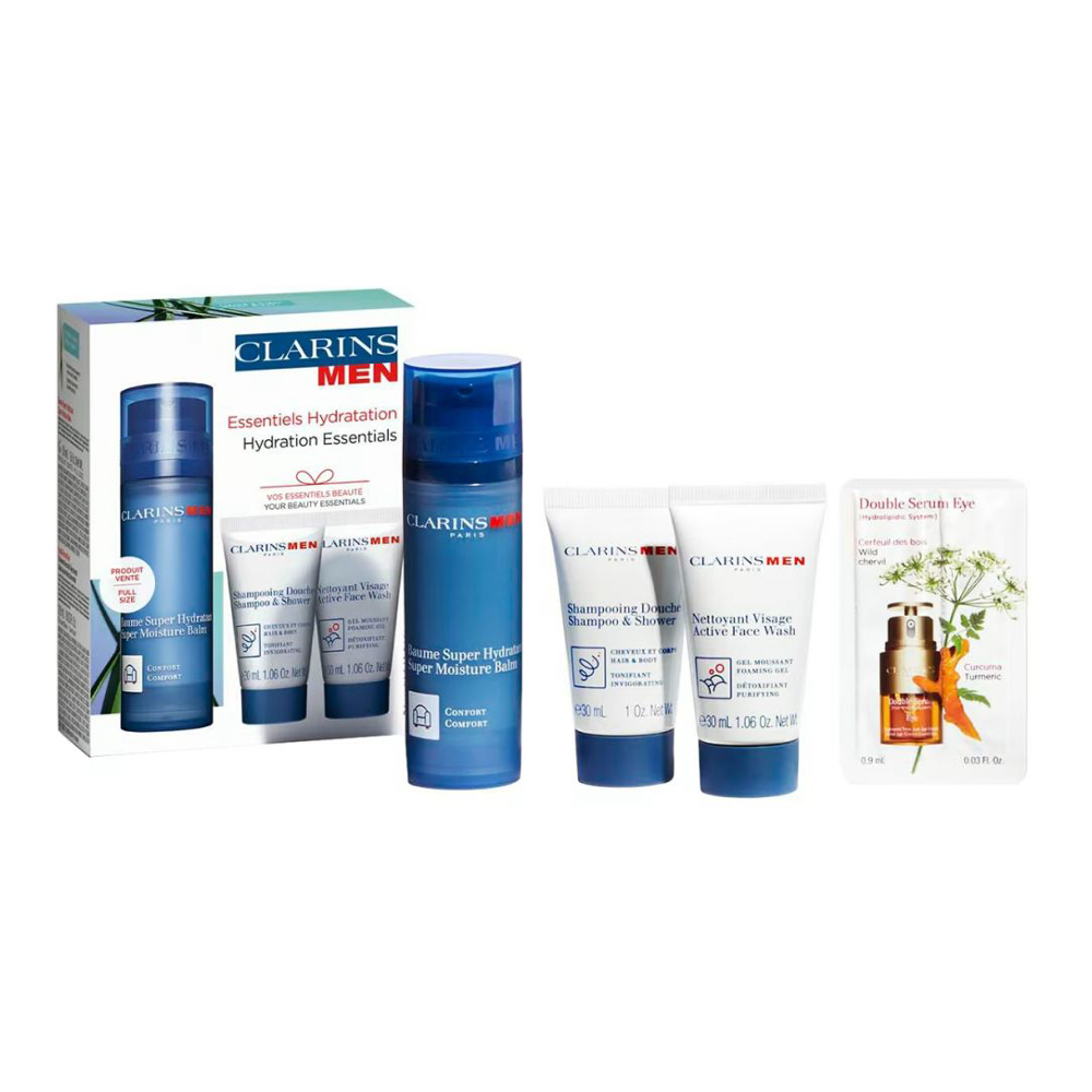 'Essentiels Hydratation' Men Care Set - 4 Pieces