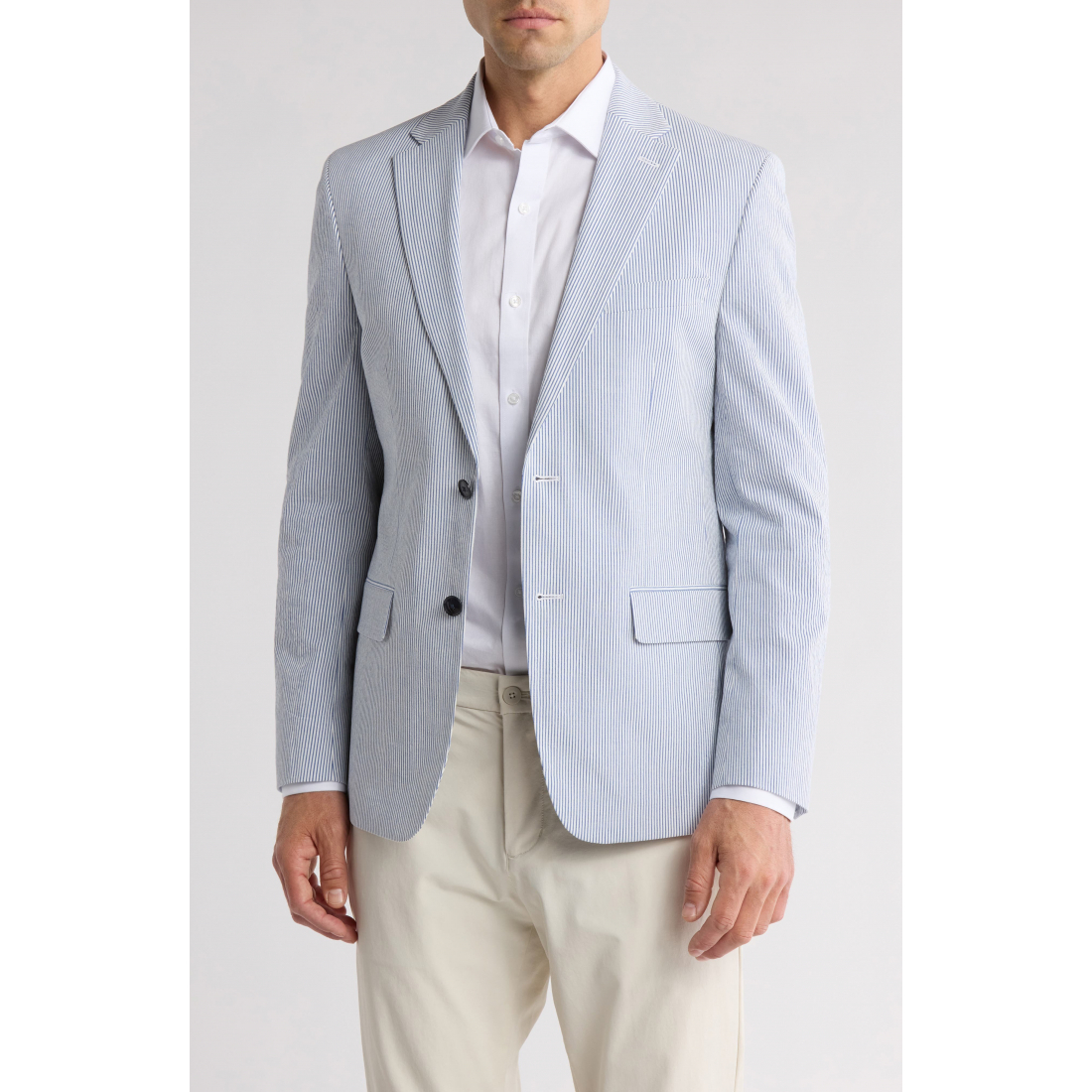 Blazer 'Stripe Stretch Cotton' pour Hommes