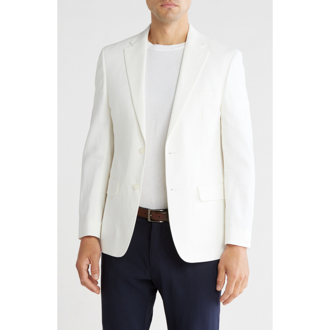Men's 'Notch Lapel Linen Blend' Blazer