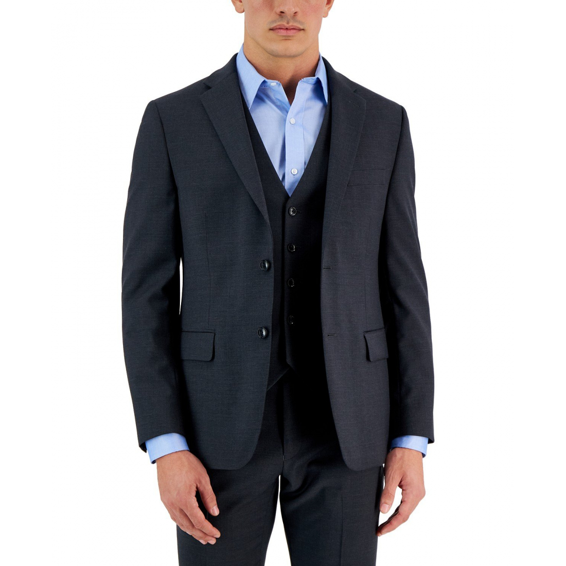 Blazer 'Modern-Fit Wool TH-Flex Stretch' pour Hommes