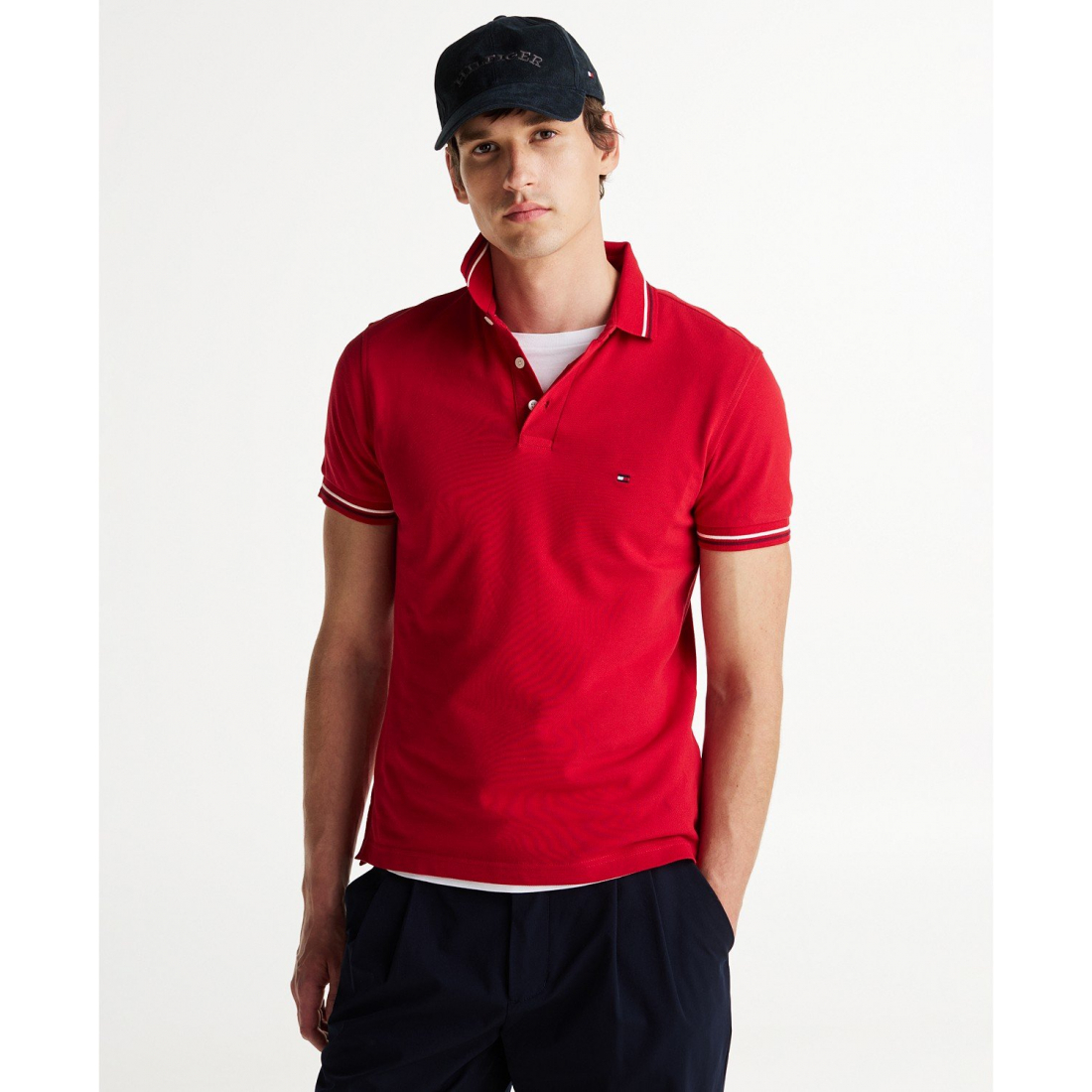 Polo '1985 Tipped Slim Fit' pour Hommes