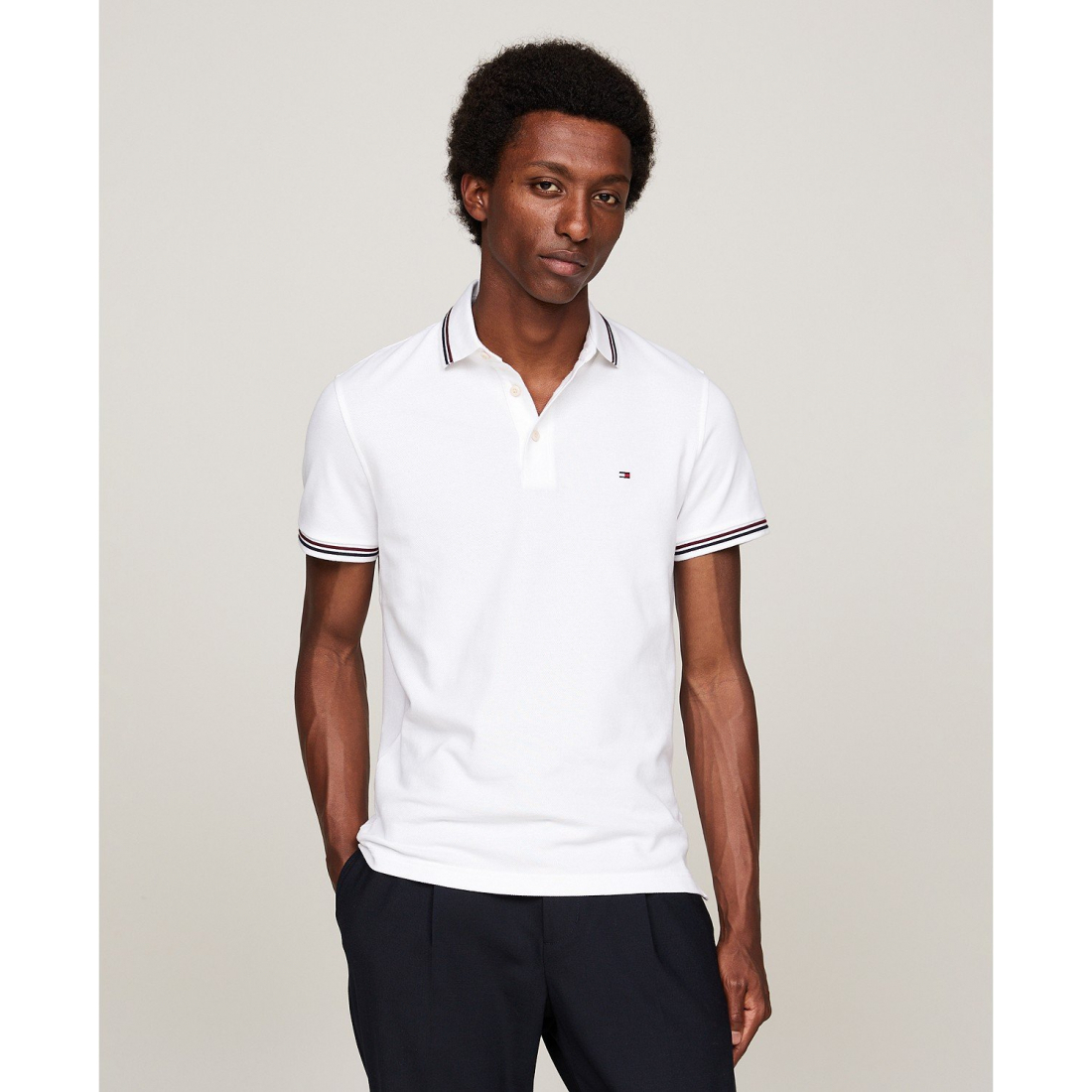 Polo '1985 Tipped Slim Fit' pour Hommes