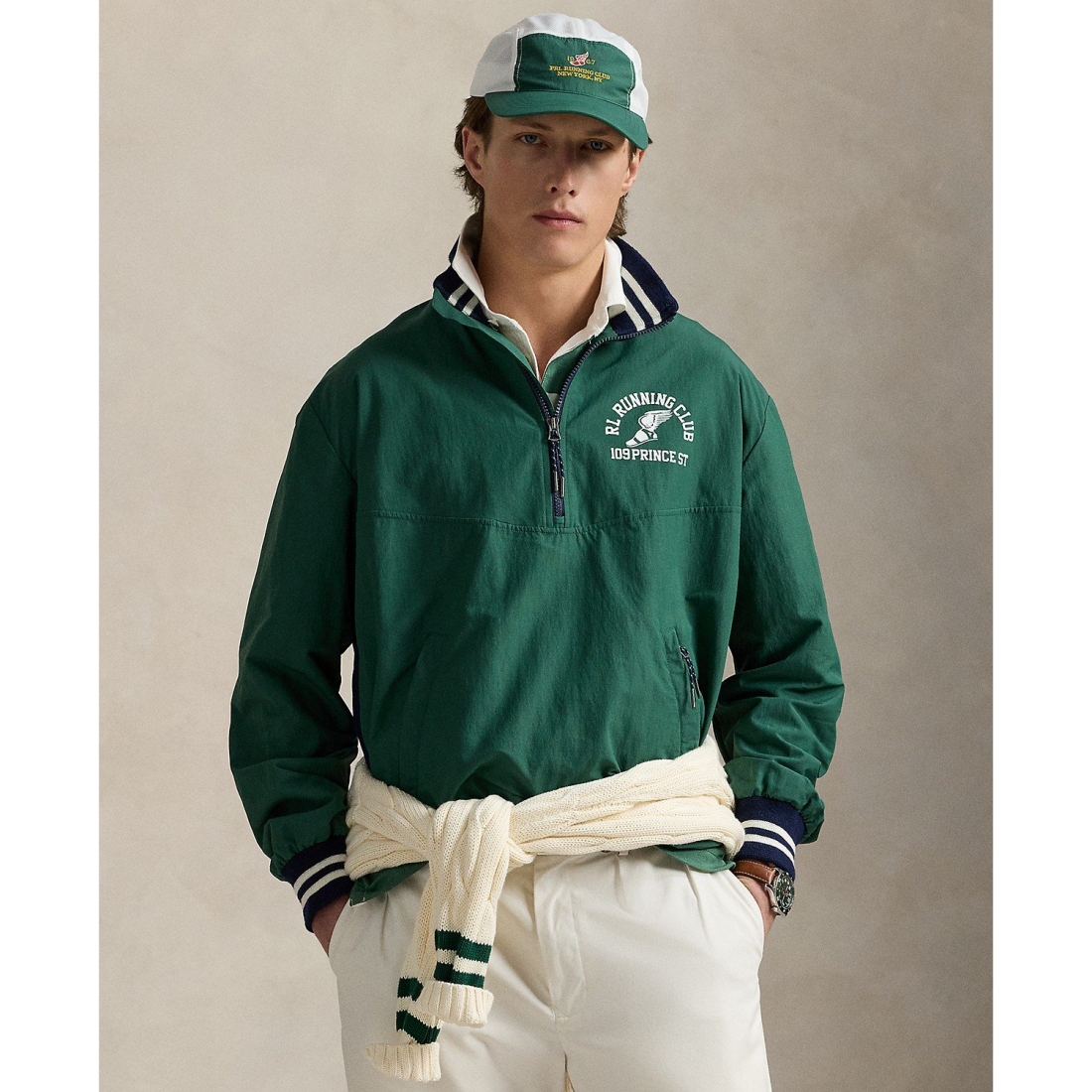 Veste 'Ripstop Quarter-Zip Graphic' pour Hommes