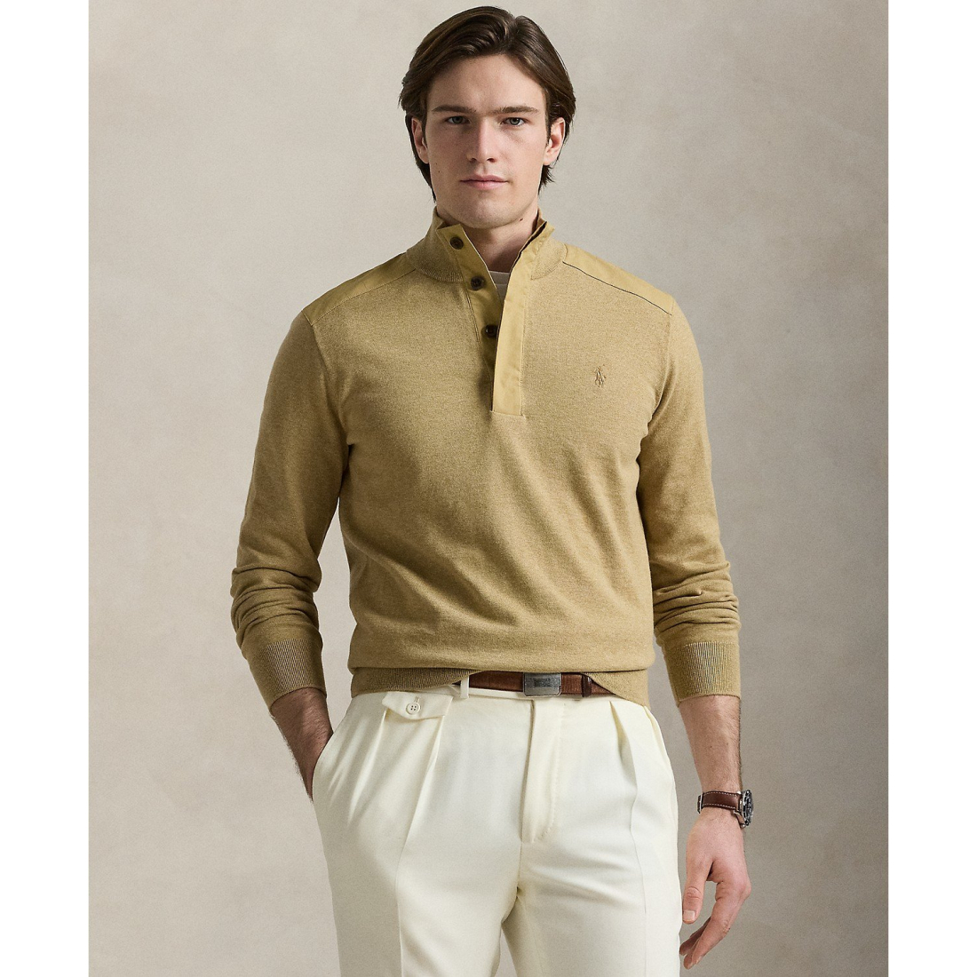 Pull 'Hybrid Mockneck' pour Hommes