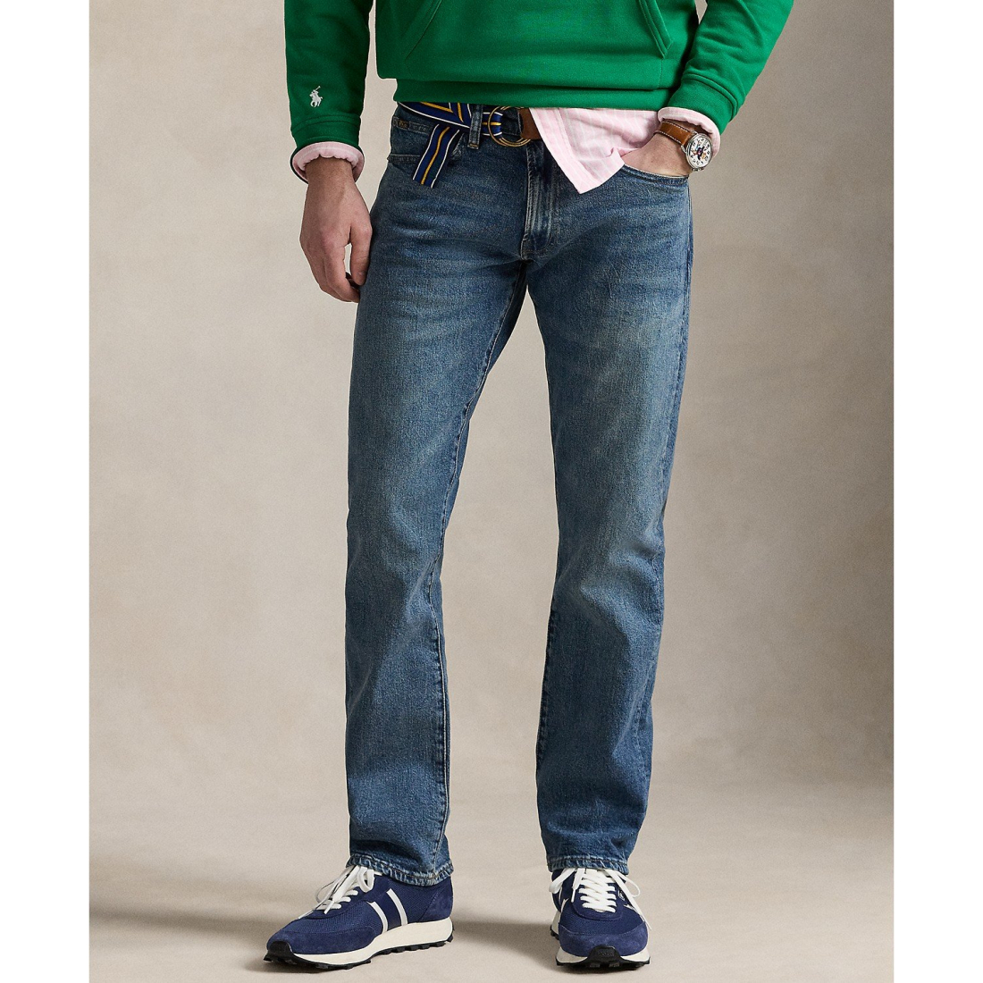 Jeans 'Varick Slim Straight Stretch' pour Hommes