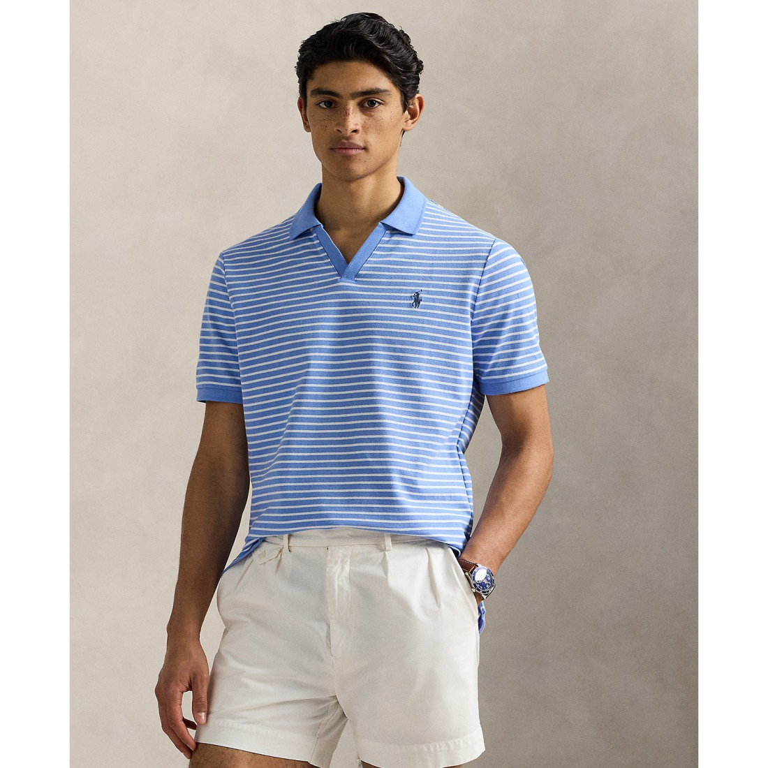 Polo 'Classic Striped Stretch' pour Hommes