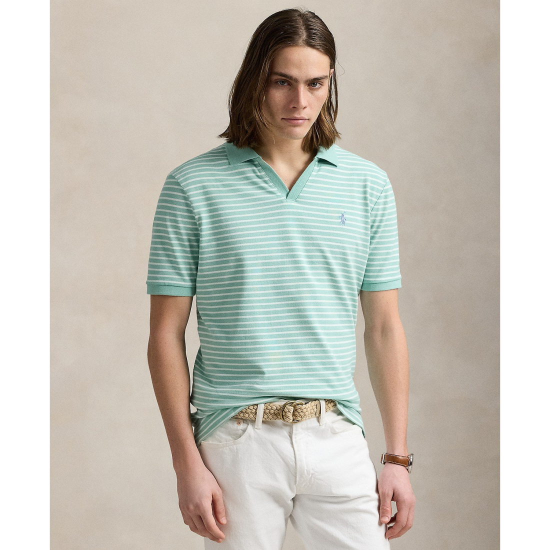 Polo 'Classic Striped Stretch' pour Hommes
