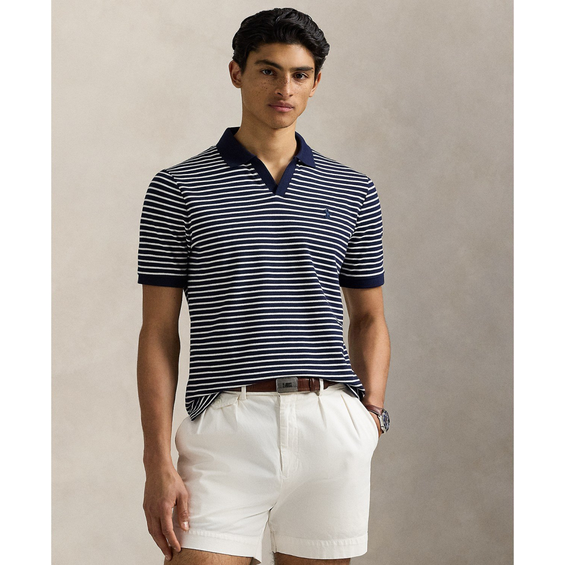 Polo 'Classic Striped Stretch' pour Hommes