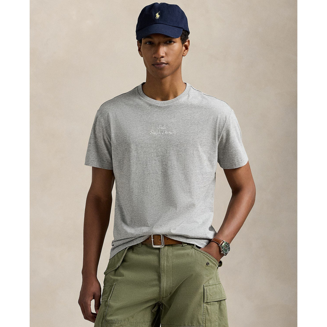 T-shirt 'Classic-Fit Logo Jersey' pour Hommes