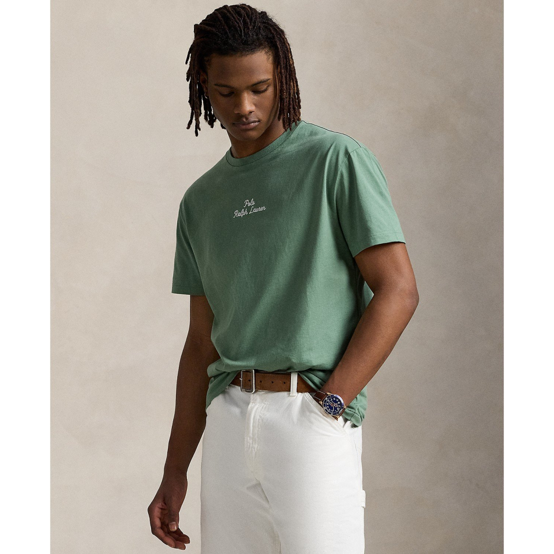 T-shirt 'Classic-Fit Logo Jersey' pour Hommes