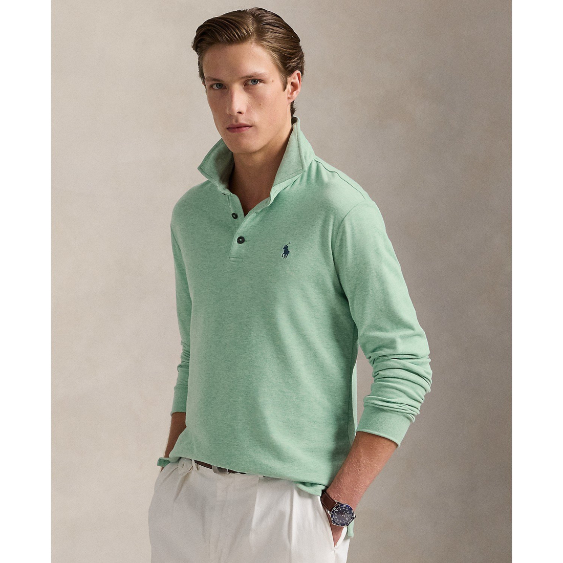 Pull 'Luxury Jersey Polo-Collar' pour Hommes