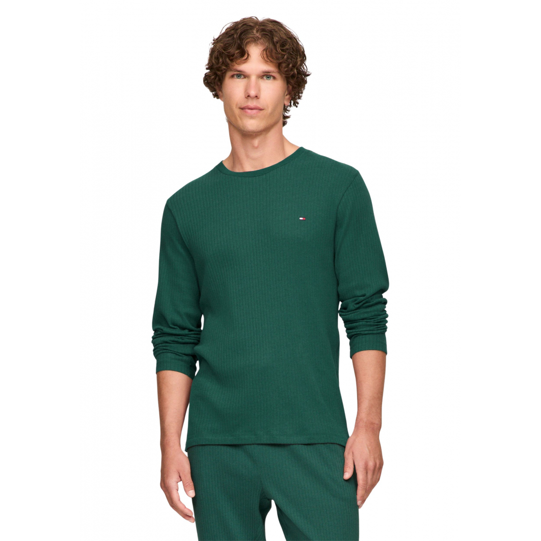 Top pyjama 'Sueded Rib Crew Neck' pour Hommes