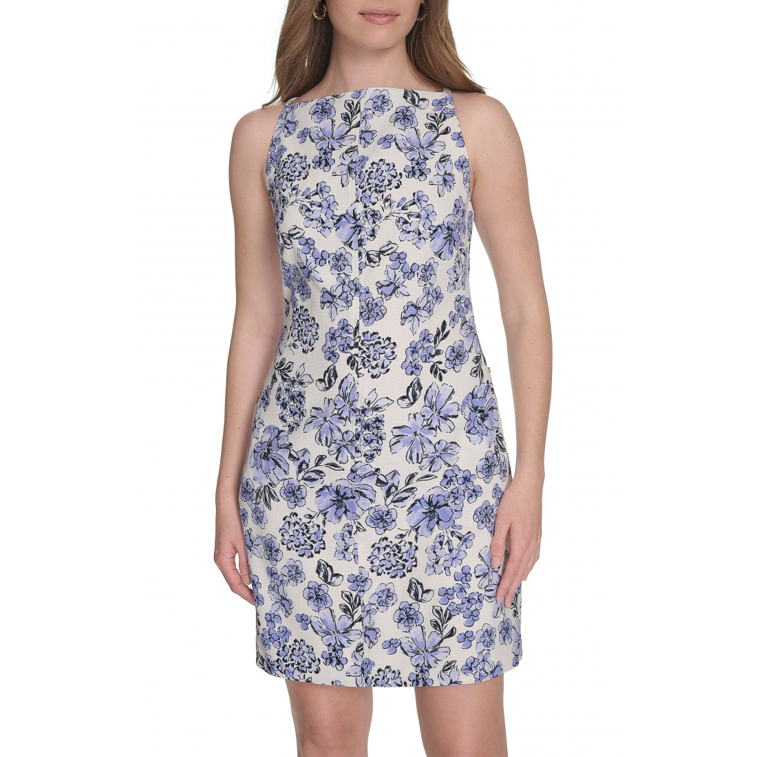 Robe fourreau 'Floral Sleeveless Hopsack' pour Femmes