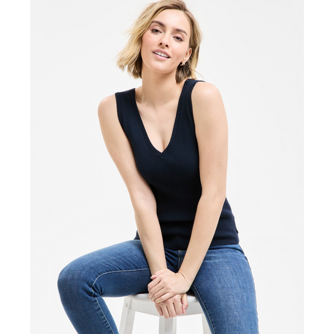 Débardeur 'Crochet-Trim Sweater' pour Femmes