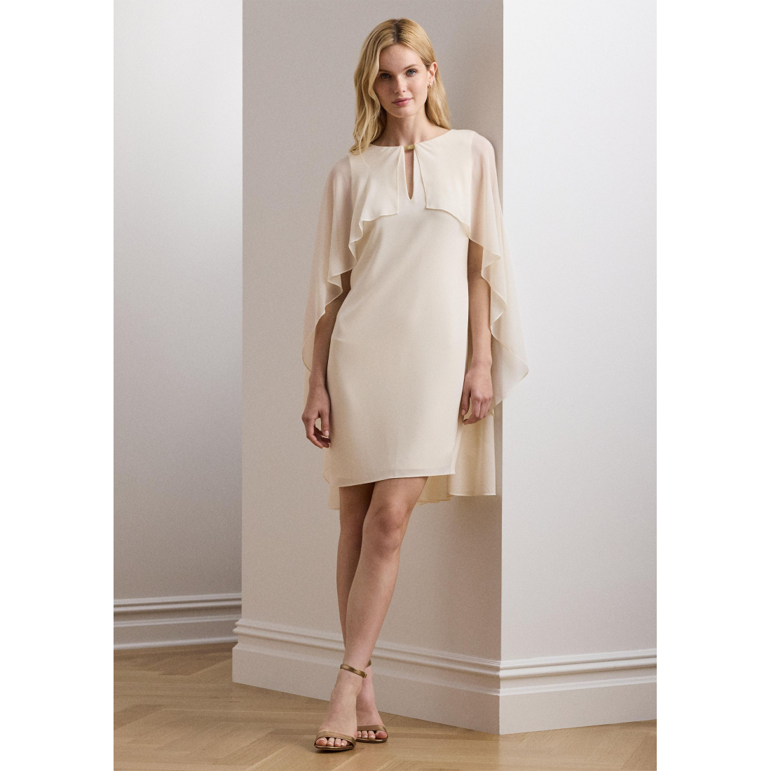 Robe de cocktail 'Cape Georgette' pour Femmes