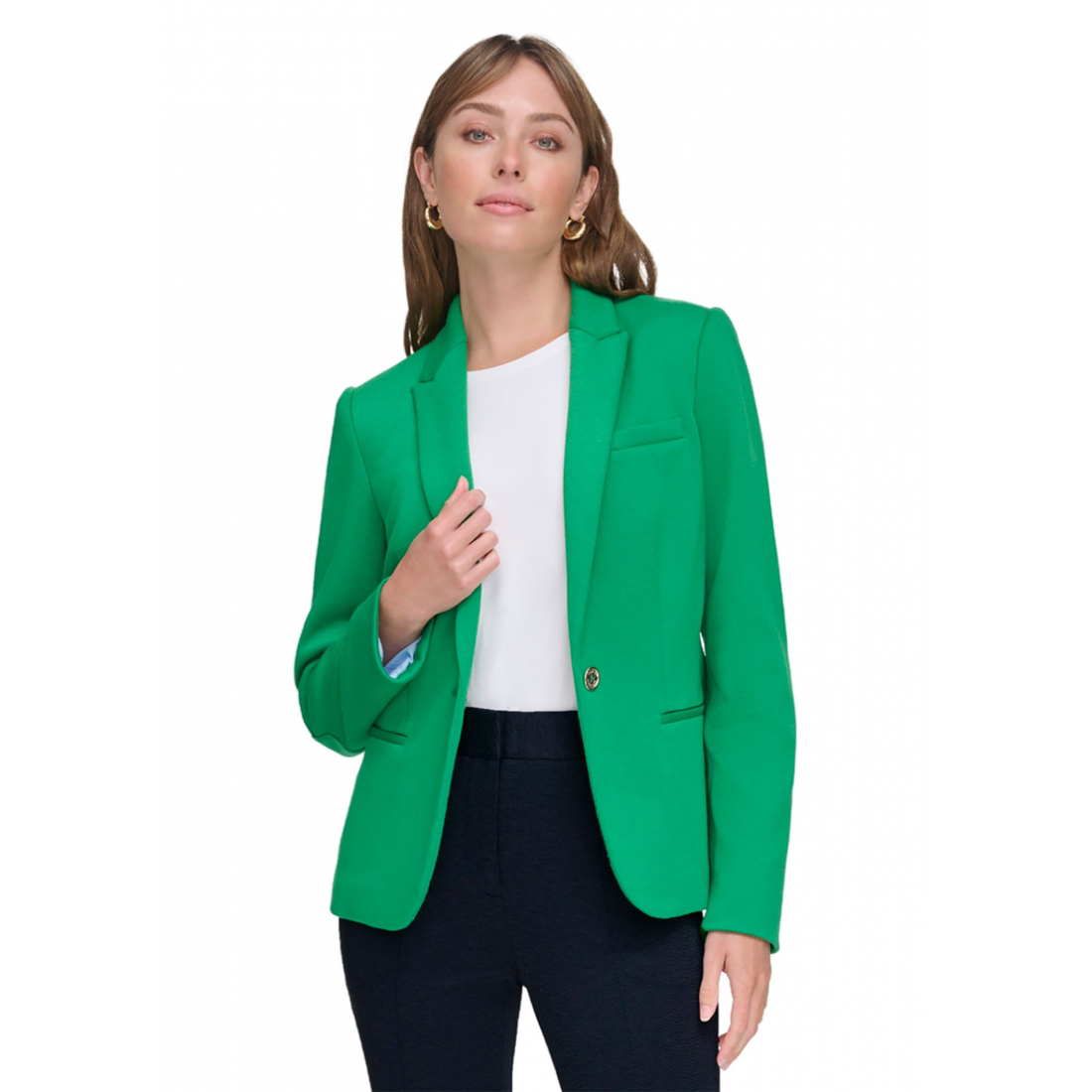 Blazer 'Textured One Button' pour Femmes