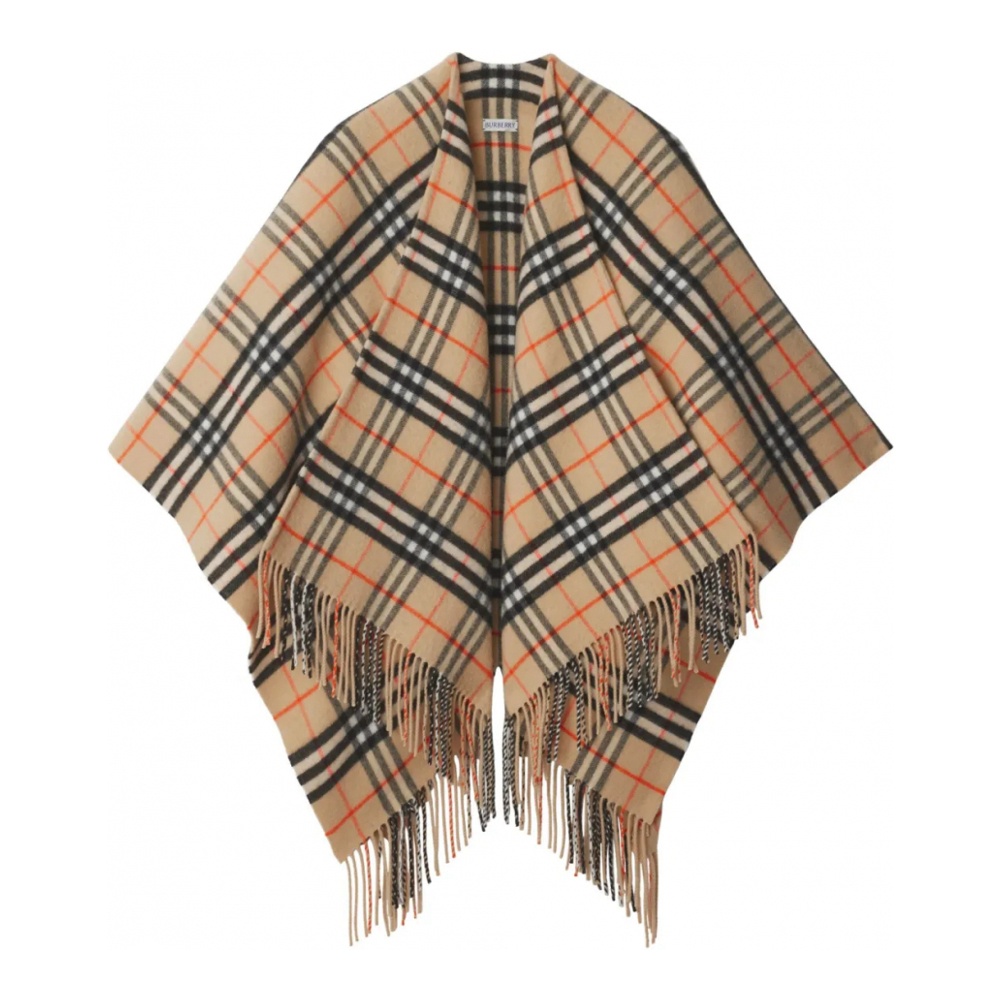 Cape 'Check' pour Femmes