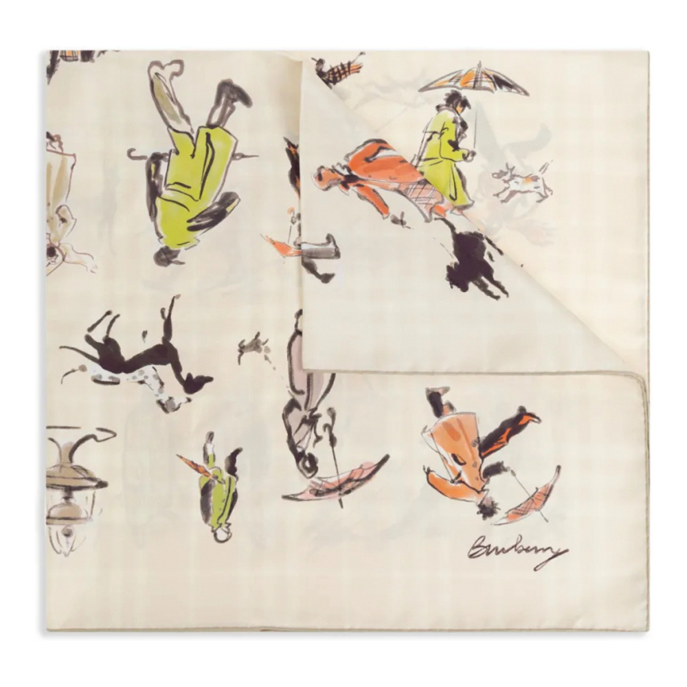 Foulard en soie 'Printed'