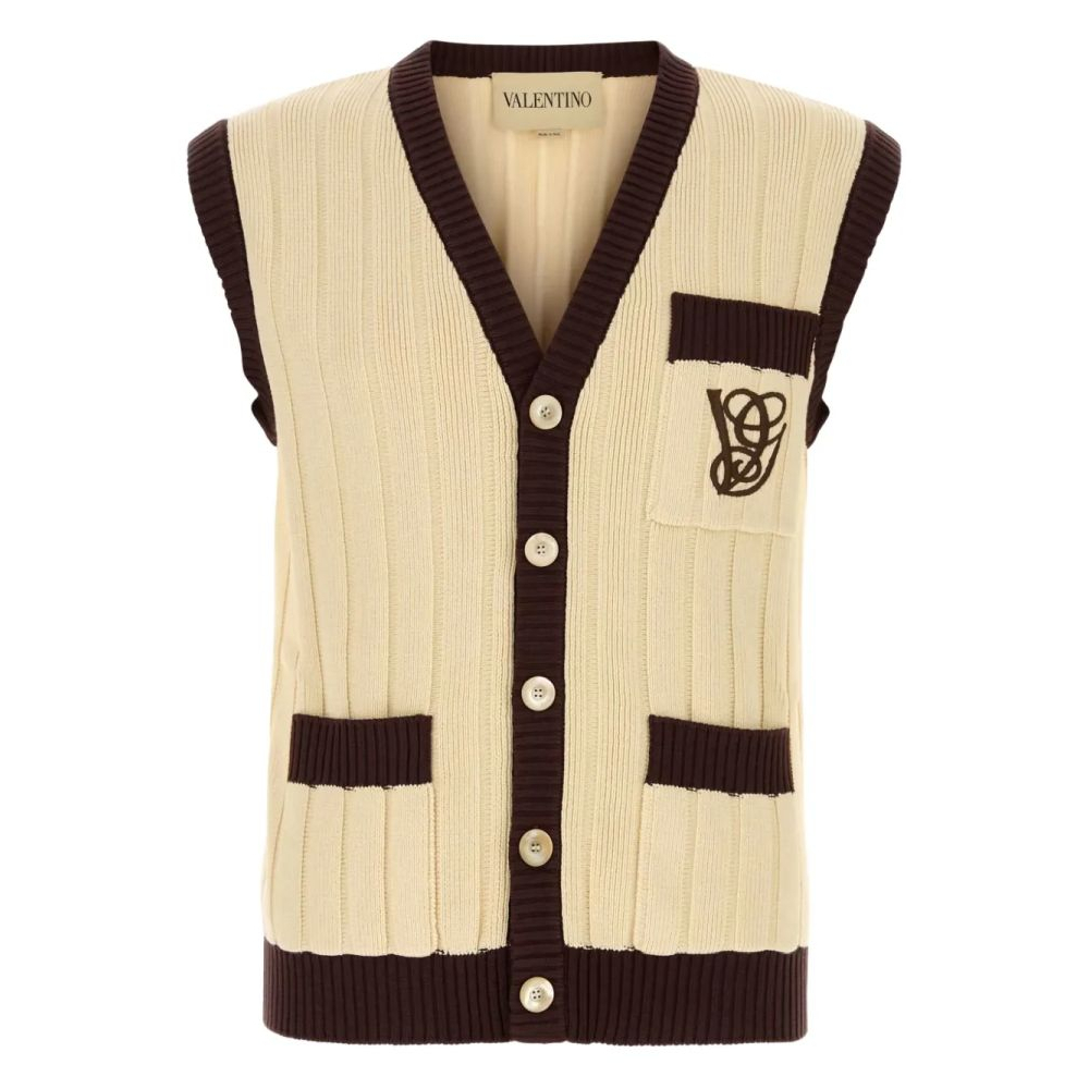 Cardigan à manches courtes 'Ribbed' pour Hommes