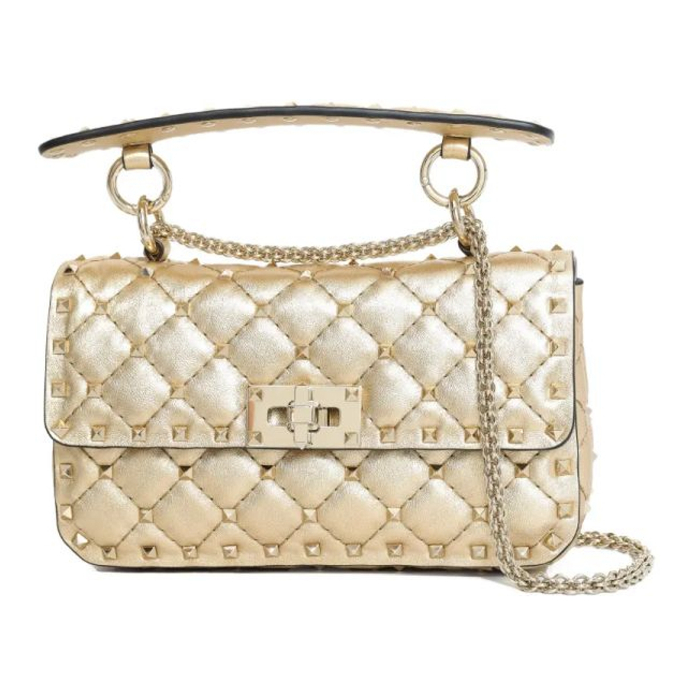 Women's 'Small Rockstud Spike' Shoulder Bag