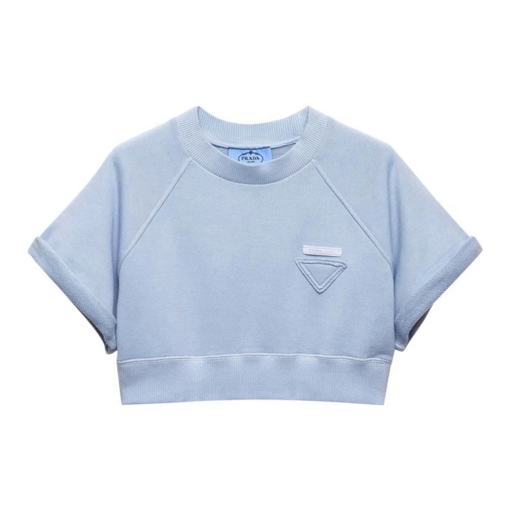 Crop Top 'Triangle-Logo' pour Femmes