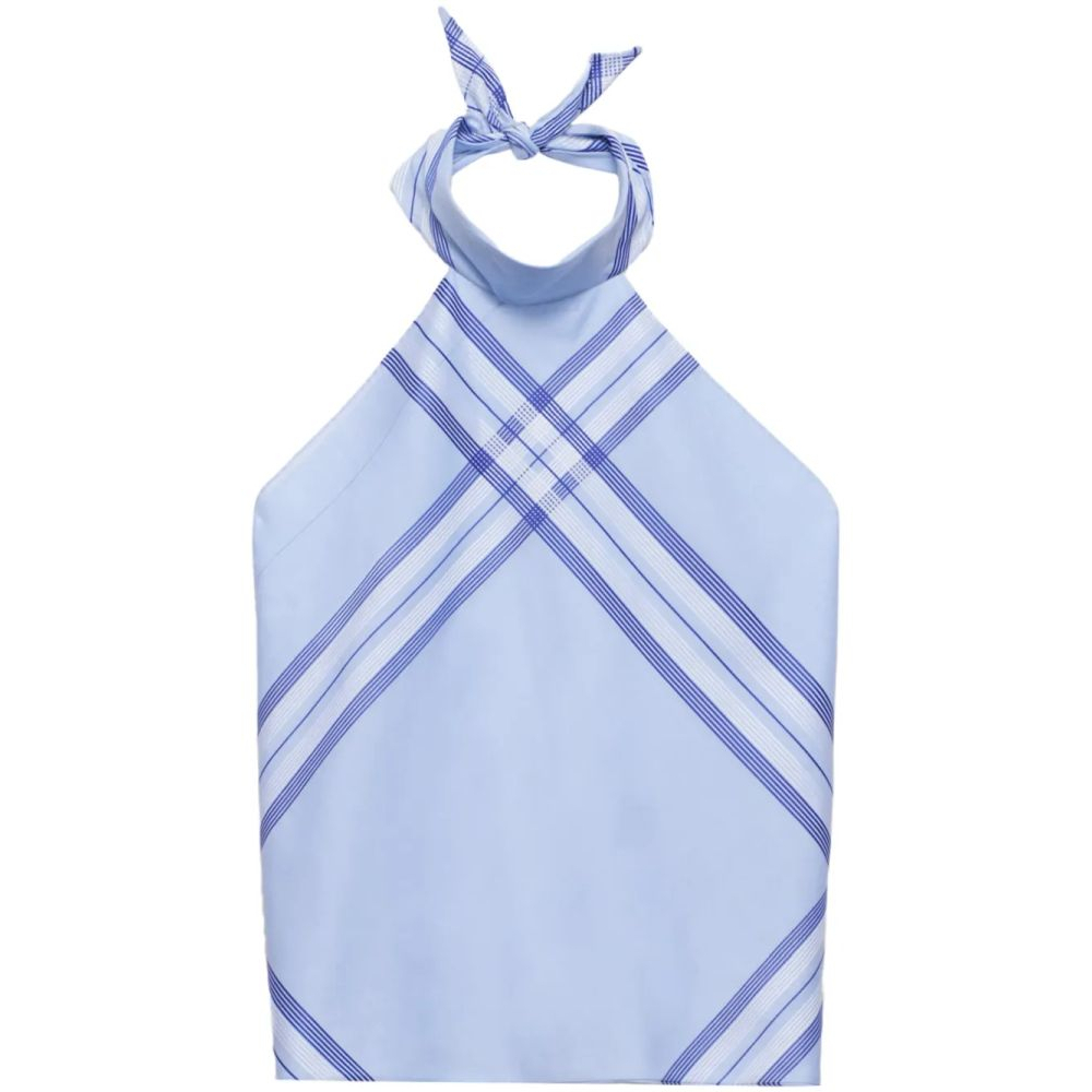 Crop Top 'Checked' pour Femmes