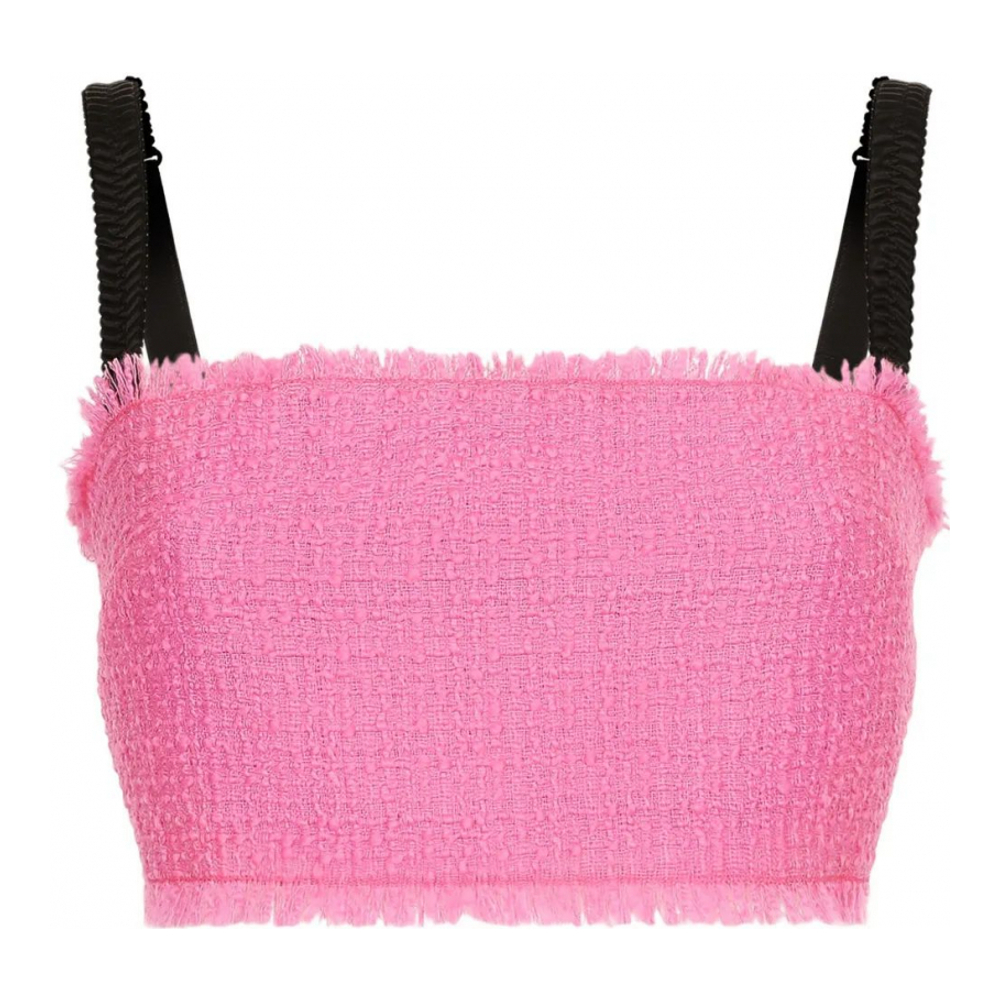 Crop Top 'Rachel Tweed' pour Femmes