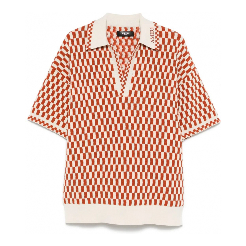 Top 'Checkerboard-Knit' pour Hommes