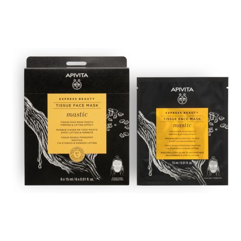 Masque visage 'Express Beauty Firming & Lifting Effect' - Mastic 15 ml, 6 Pièces