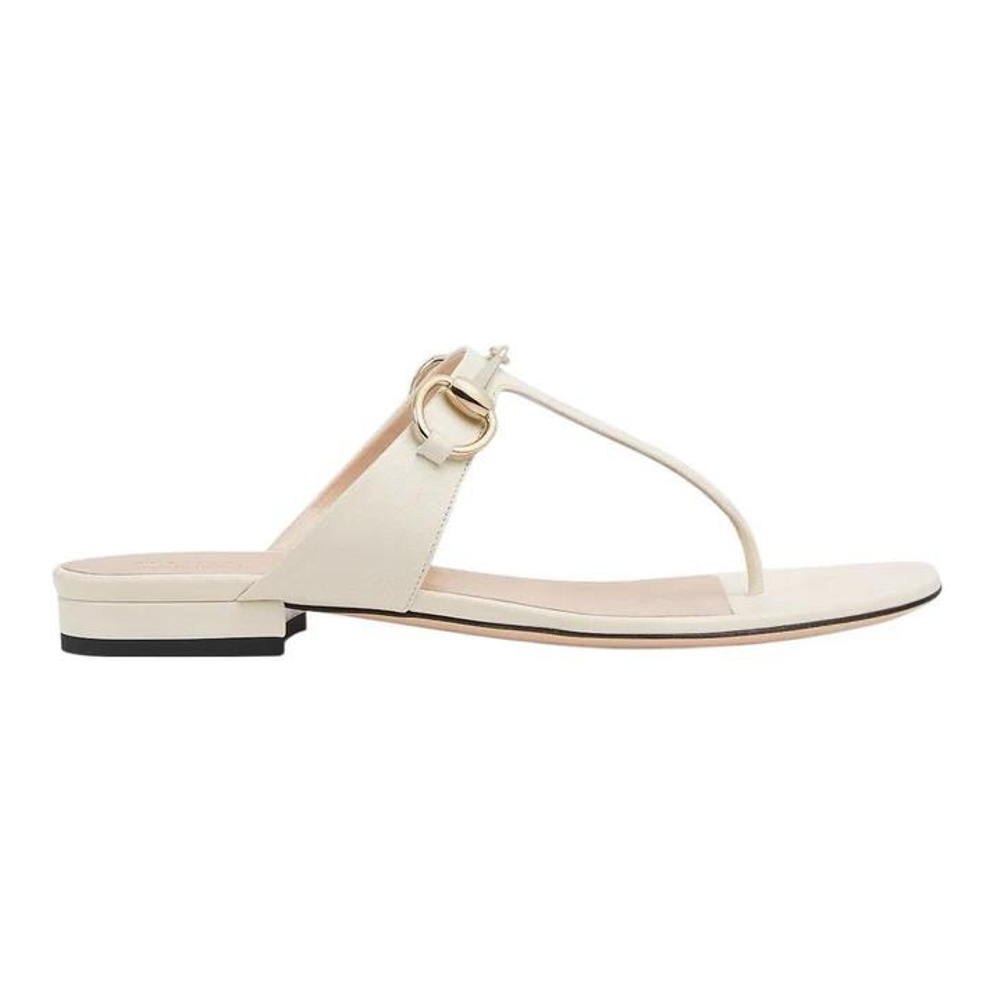 'Horsebit' String Sandalen für Damen