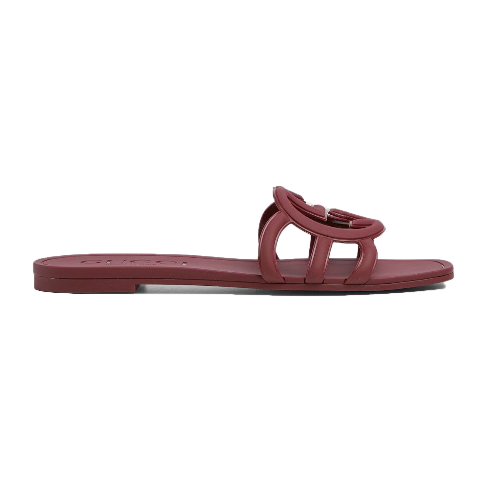 'Interlocking G' Flache Sandalen für Damen