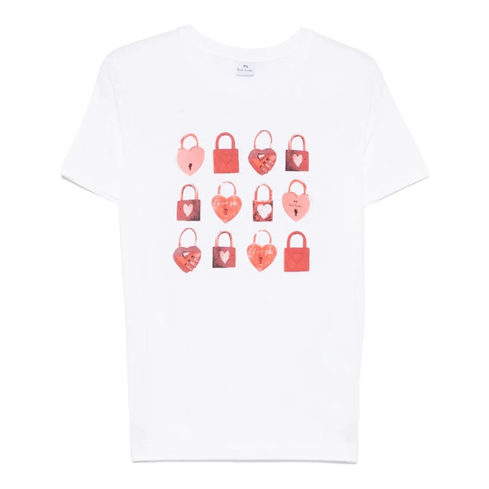 T-shirt 'Heart Padlock' pour Femmes
