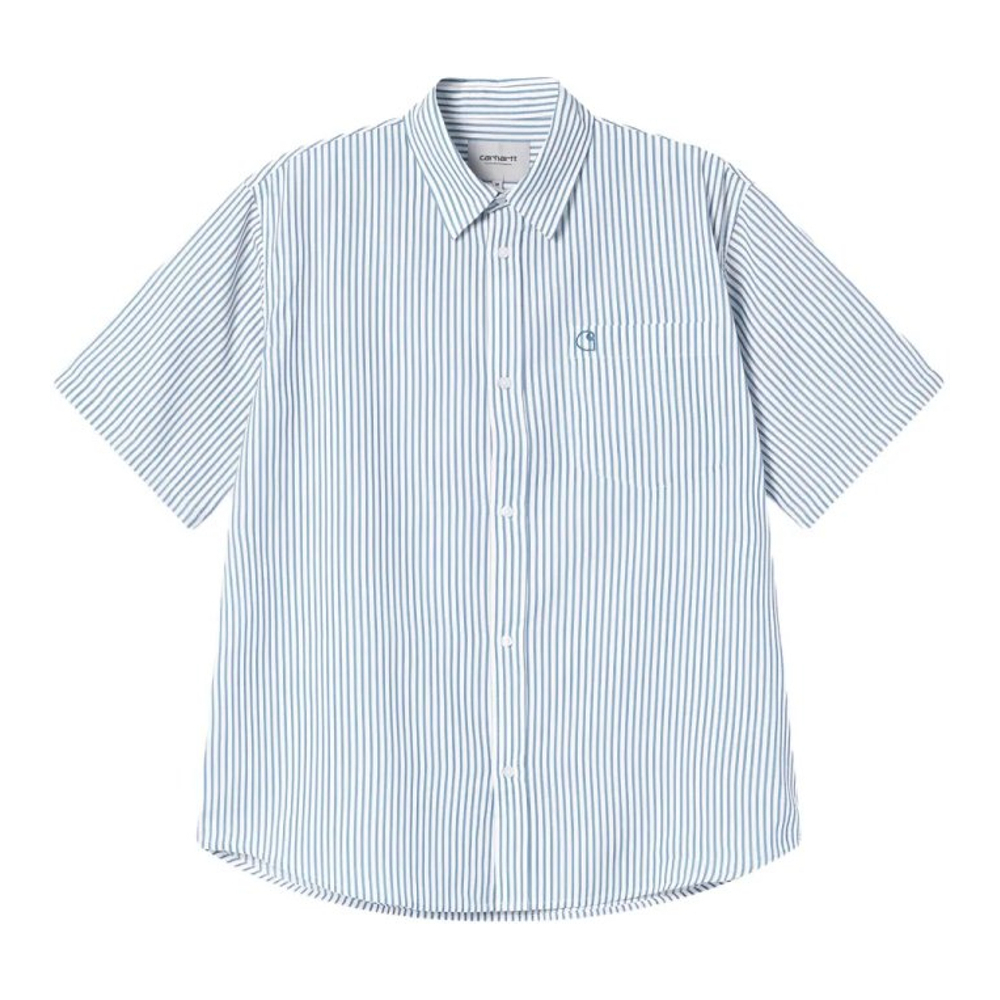 Chemise à manches courtes 'Striped' pour Hommes