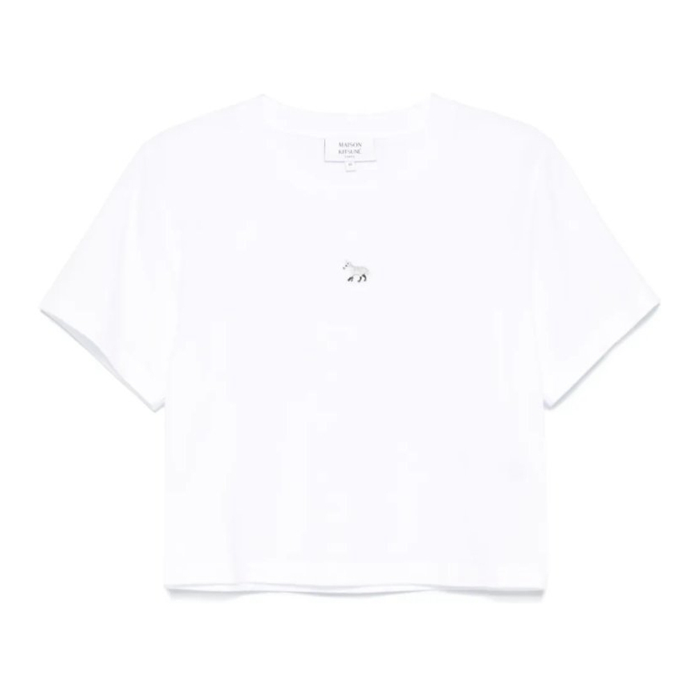 'Baby Fox-Patch Baby' T-Shirt für Damen