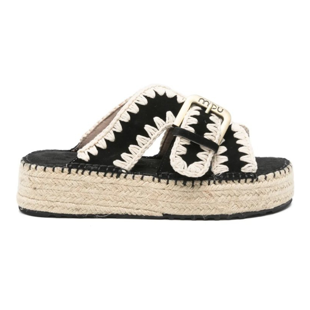 Sandales à semelle plateforme 'Jute' pour Femmes