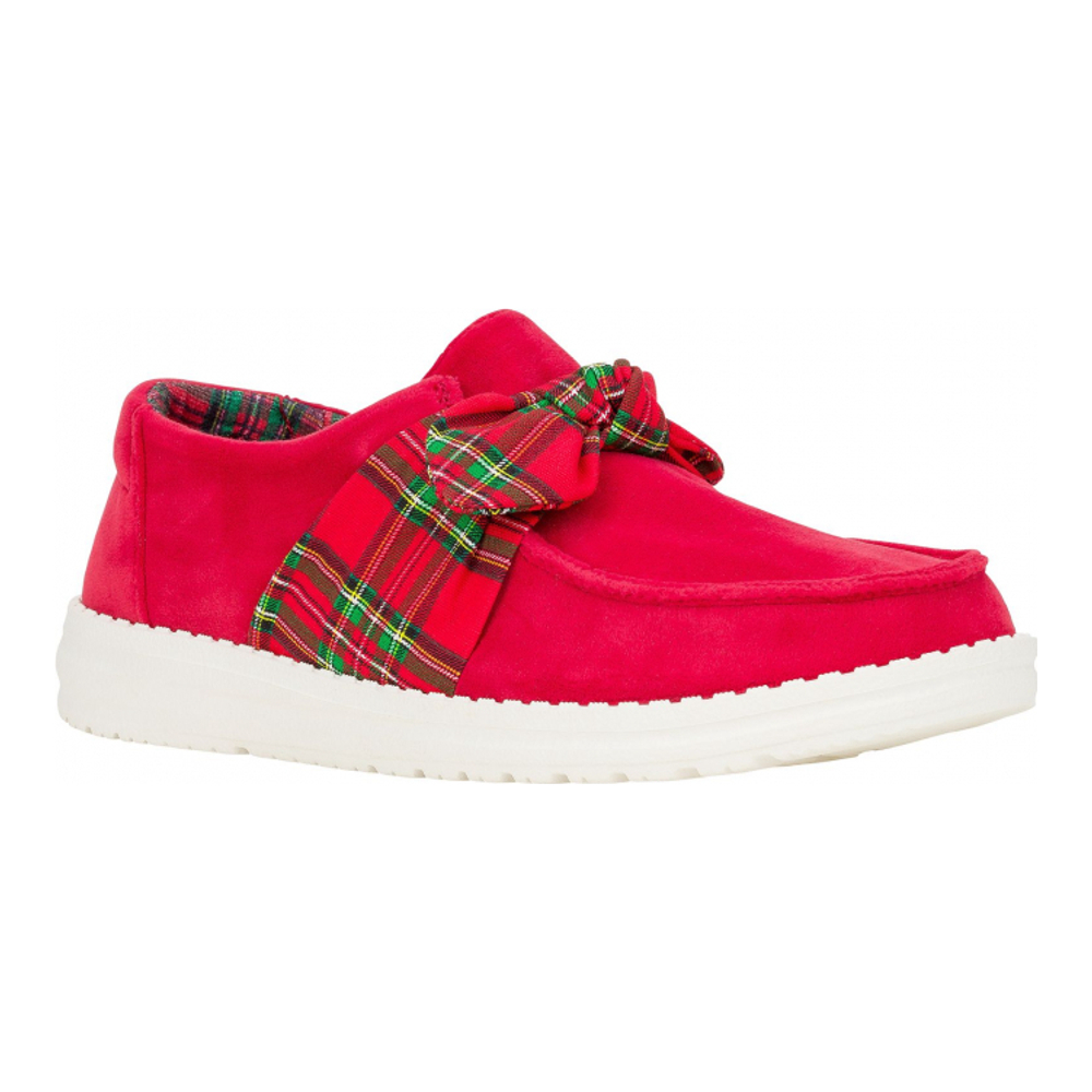 Mocassins 'Wendy Box Tartan Flats' pour Femmes