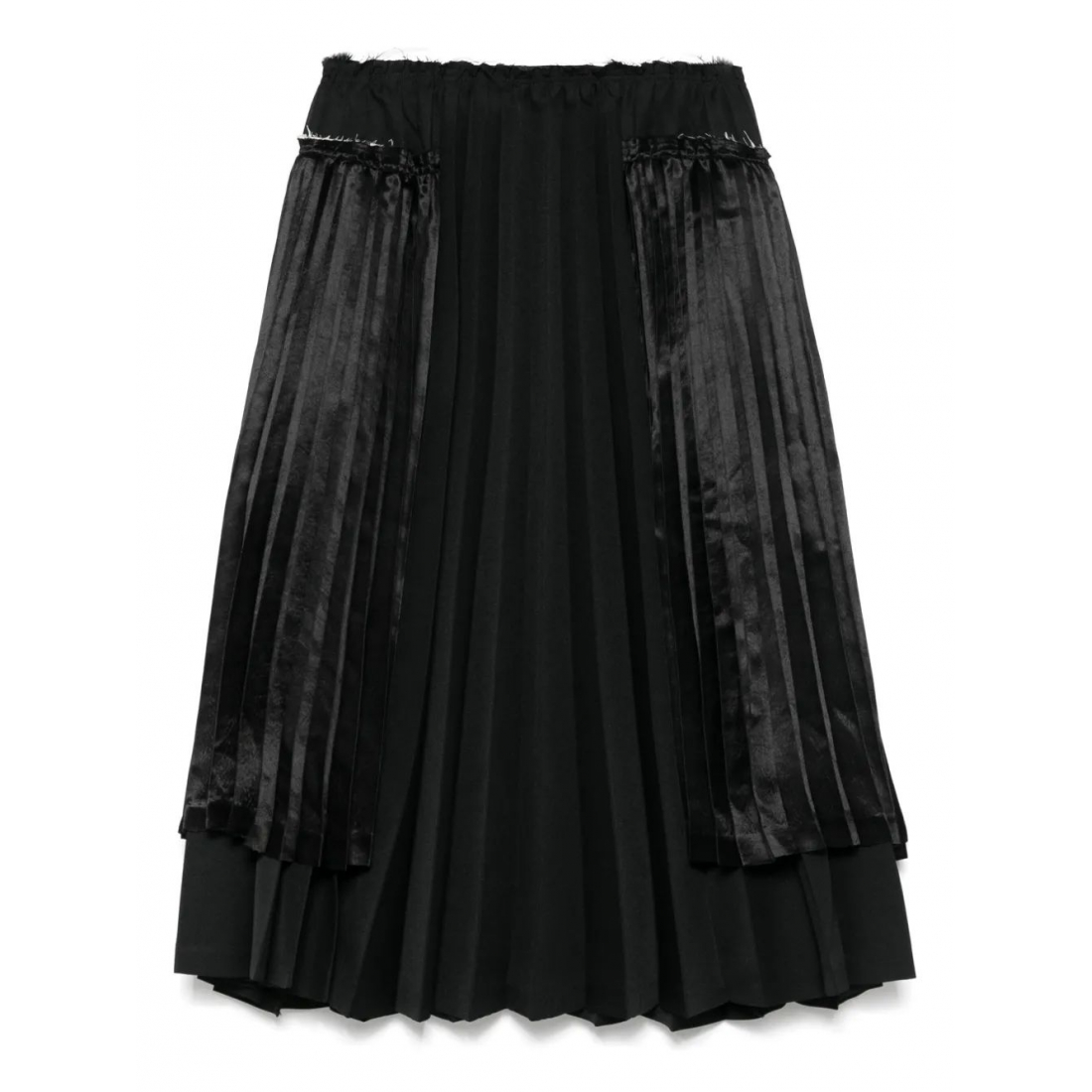 'Pleated' Midi Skirt