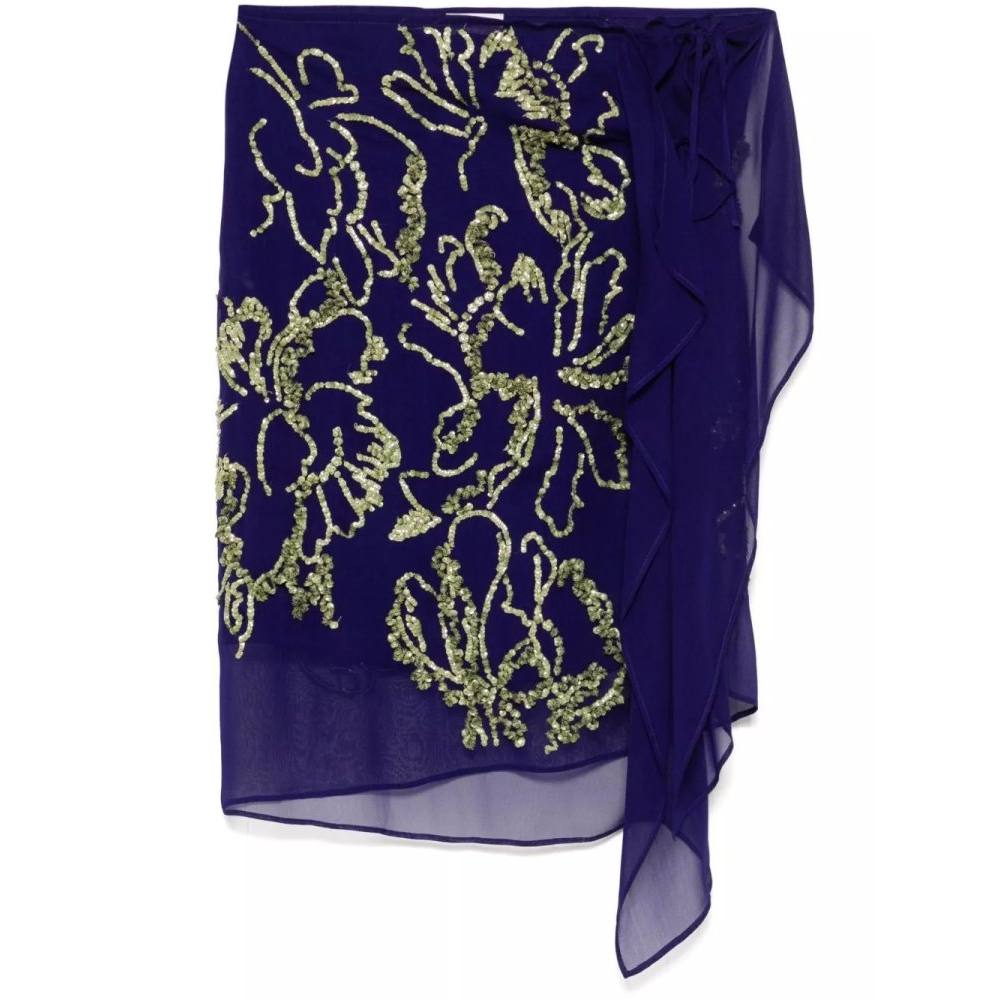 Jupe Midi 'Sima Embroidered' pour Femmes