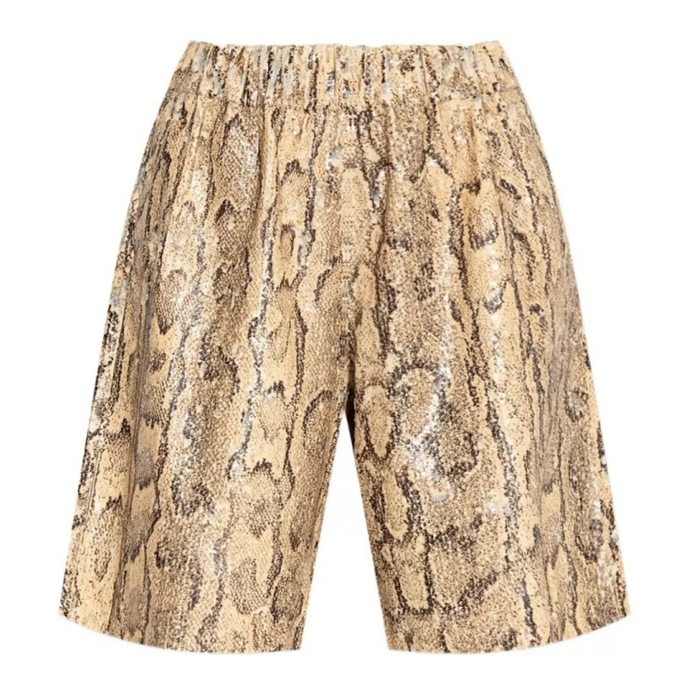 'Printed' Bermuda Shorts für Damen