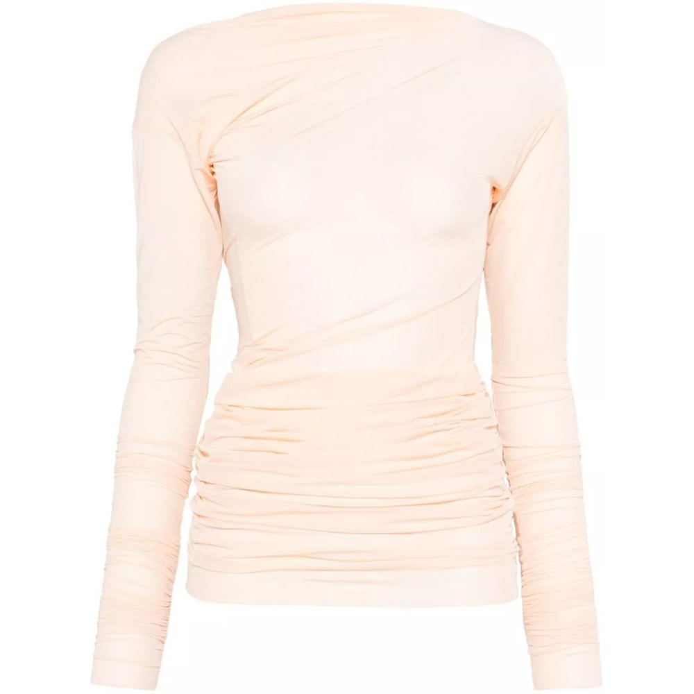 Top à manches longues 'Semi-Sheer' pour Femmes