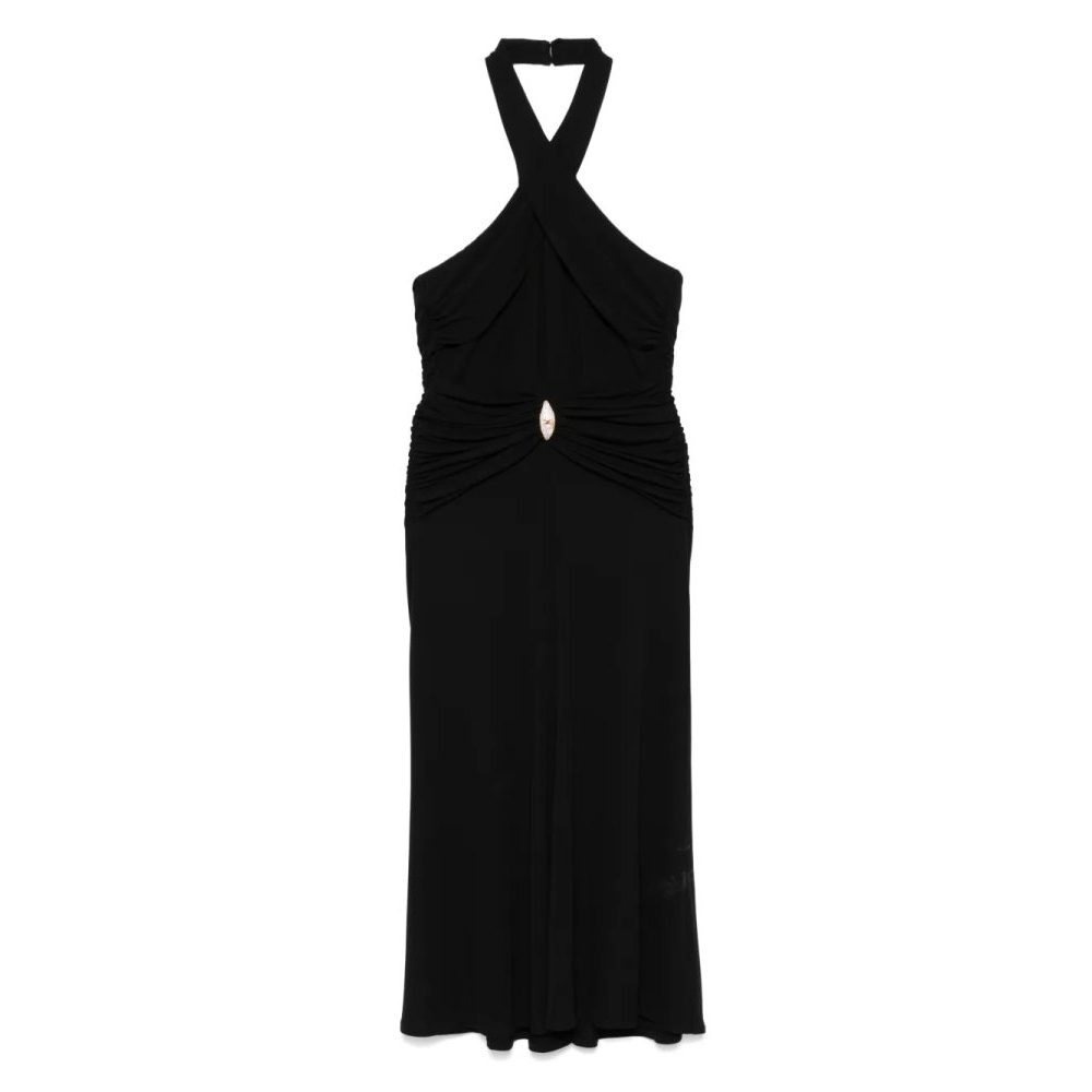 Women's 'Logo-Plaque' Midi Dress