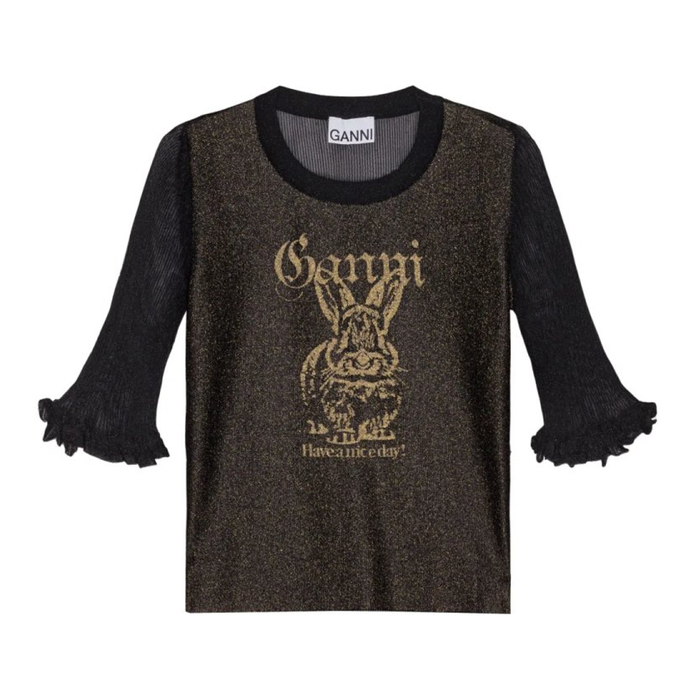 T-Shirt à manches 3/4 'Logo' pour Femmes