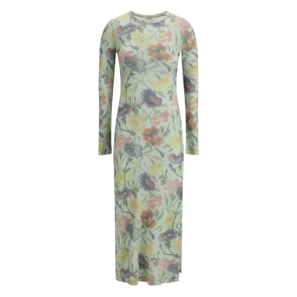 Women's 'Morning Glory-Print' Midi Dress