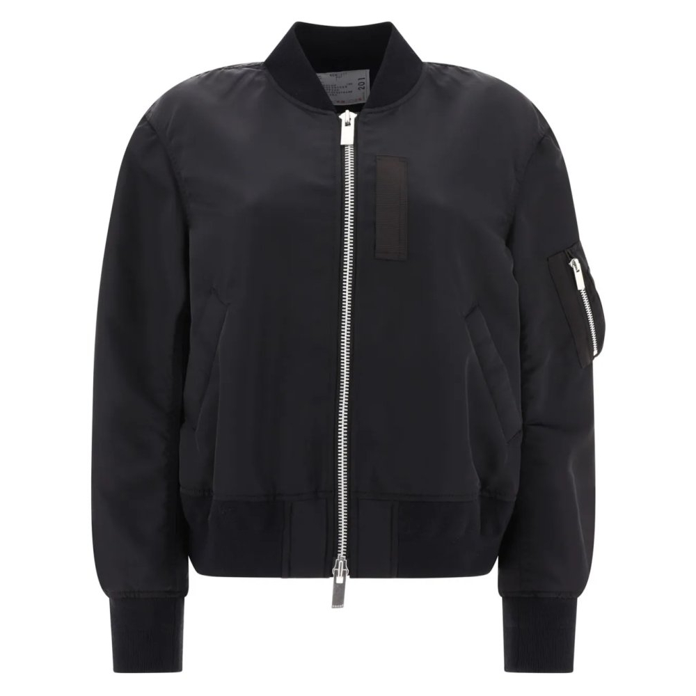 Blouson bomber 'Baseball-Collar Zip-Up' pour Femmes